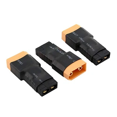Afbeelding van OliRC 3pcs No Wires Connector: Male XT90 to Female TRX Traxxas Adapter Plug(C48 3)
