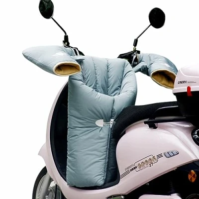 Afbeelding van Beenbescherming voor scooter met stuurmanchetten, universele scooterhoes, waterdicht, warm, bescherming tegen weersinvloeden, winterbescherming of motor