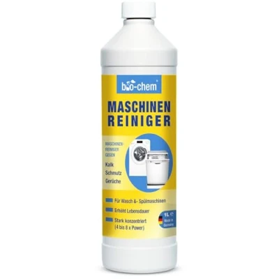 Afbeelding van bio chem Machinereiniger 1000 ml, voor wasmachine en vaatwasser, geurneutraal zacht, vloeibare intensieve reiniger het interieur van vaatwassers wasmachines, Made in DE