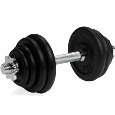 Afbeelding van VirtuFit Dumbbellset Verstelbare Pro Halterset Dumbells Gietijzer 15 kg