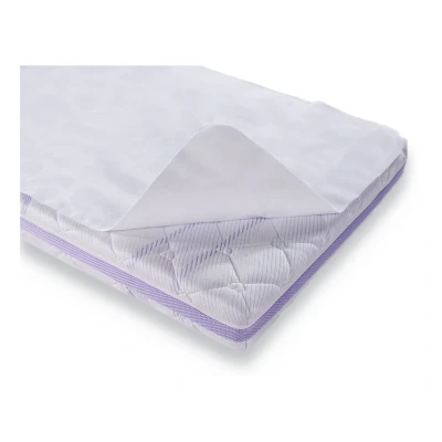 Afbeelding van Träumeland molton onderlegger met vochtbescherming voor baby&#039;s, huidvriendelijk (matrasbekleding, 60 x 120 cm)