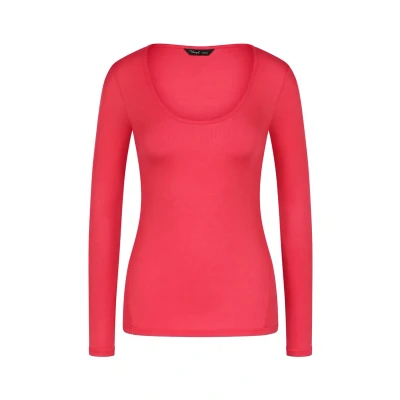 Afbeelding van Triumph Longsleeve Longsleeve, Dames, Maat: XL, Blood orange