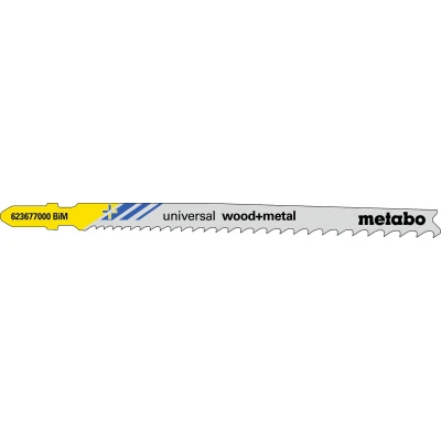 Afbeelding van Metabo 623677000 5 decoupeerzaagbladen hout+metaal stuk(s)