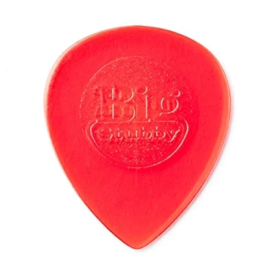 Afbeelding van Dunlop Big Stubby 1.00mm plectrum rood