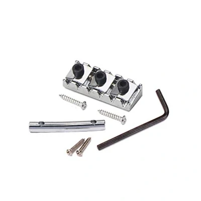 Afbeelding van Alnicov Locking Nut en String Tension Bars Retainers 42mm voor Floyd Rose Tremolo Bridge(Chrome)