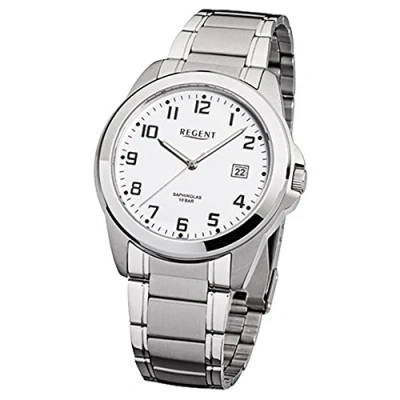Afbeelding van Regent Horloge, Heren, Maat: One Size, Silberfarben/grau