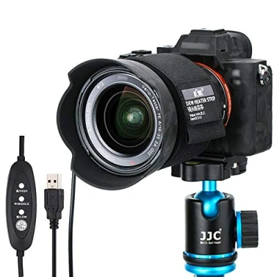 Afbeelding van KIWIFOTOS Lens Warmer Dew Heater Strip met Temperatuurregelaar voor Universele Camera Telescopen Oculairs Verwarming, Remover