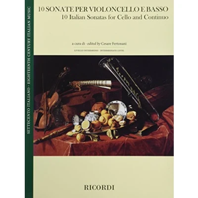 Afbeelding van 10 Sonate Per Violoncello E Basso Continuo