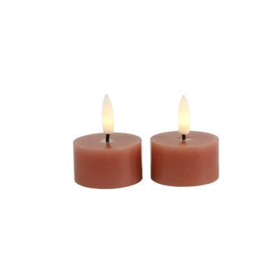 Afbeelding van Theelicht dia. 4CM LED Lyon s2 roze Countryfield