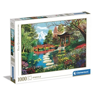 Afbeelding van Clementoni Fuji 39513 puzzel met 1000 stukjes, behendigheidsspel voor het hele gezin, kleurrijk legspel, volwassen vanaf 14 jaar, ideaal Kerstmis