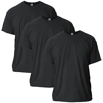 Afbeelding van Gildan heren Ultra Katoenen T shirt, Stijl G2000, Zwart, M