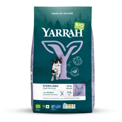 Afbeelding van 4x Yarrah Bio Kattenvoer Sterilised 2 kg