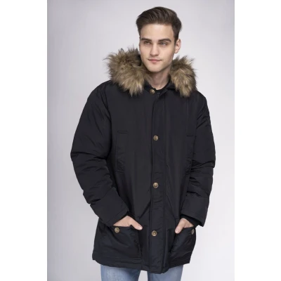 Afbeelding van Lonsdale Heren winterjas met capuchon regular fit STREETLAM