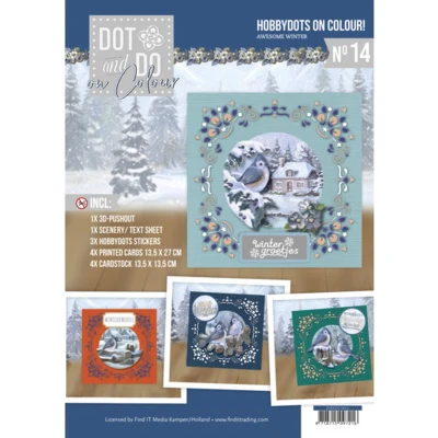 Afbeelding van Dot and Do on Colour 14 Amy Design Awesome Winter