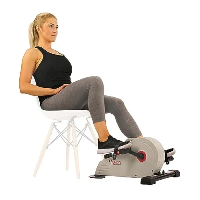 Afbeelding van Sunny Health &amp; Fitness Unisex&#039;s SF B0891 Under Desk Cycle, Grijs, One Size