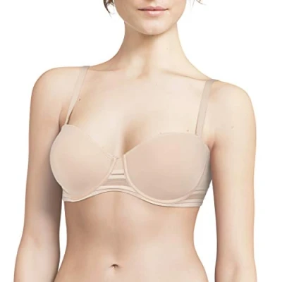 Afbeelding van Passionata RHYTHM, Bedekkende T shirt beha, damesondergoed, beige (dune), 80D