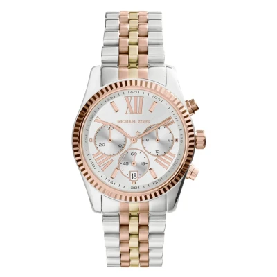 Afbeelding van Michael Kors MK5735 Daily Wear Lexington dameshorloge horloge Zilverkleur
