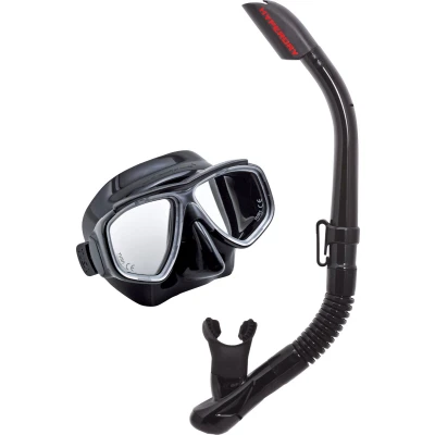 Afbeelding van Tusa Uc 7519 Bk/Bk Mask &amp; Snorkel Set
