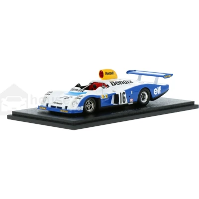 Afbeelding van Renault Alpine A442 Spark Modelauto 1:43 1977 Didier Pironi / Rene Arnoux Guy Frequelin Equipe