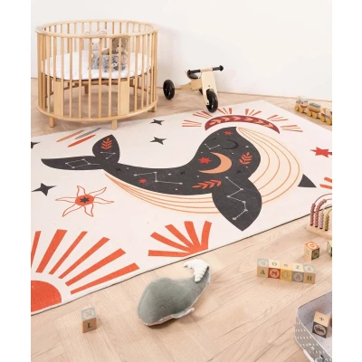 Afbeelding van Kinderkleed Walvis Happy Dreams Multicolor 140x200 Cm