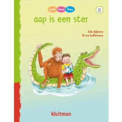 Afbeelding van Uitgeverij kluitman aap is een ster