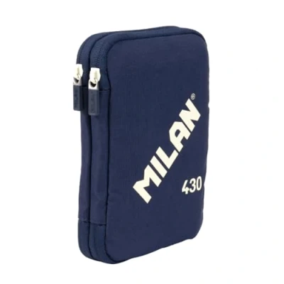 Afbeelding van MILAN® Pennenetui 2 etages met inhoud MILAN 430 since 1918, blauw