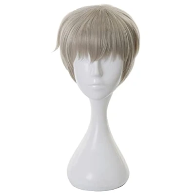 Afbeelding van HIROAKIYA Toge Inumaki Wig, Jujutsu Kaisen Cosplay Wig with Cap, Length approx.26cm