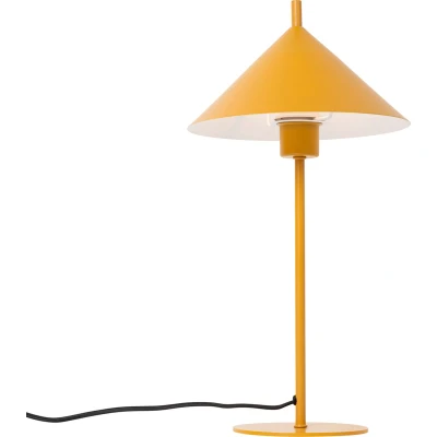 Afbeelding van QAZQA Design tafellamp geel Triangolo