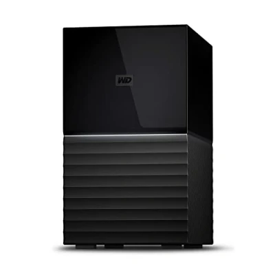 Afbeelding van WD My Book Duo 16 TB Externe harde schijf (3,5 inch) USB 3.2 Gen 2 (USB 3.1) Zwart WDBFBE0160JBK EESN