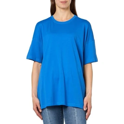 Afbeelding van ONLY Onlmay LIFE Tshirt basic, Dames, Maat: Small, Strong blue solid
