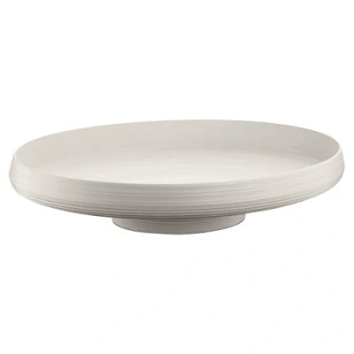 Afbeelding van Guzzini Tierra, Middenstuk/Fruitschaal in Gerecycled Materiaal Melkwit, 42 x 30x h8,9cm 179700156