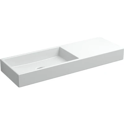 Afbeelding van Fontein Clou Mini Wash Me 56x19x6cm Rechts Keramiek Glans Wit (Zonder Kraangat)