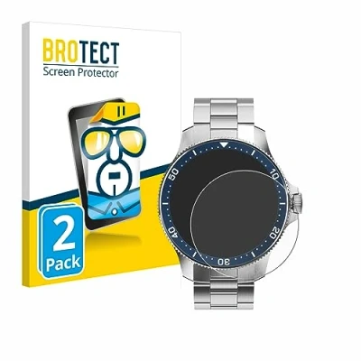 Afbeelding van BROTECT Schermbeschermer helder, Smartwatch beschermfolie, Transparant
