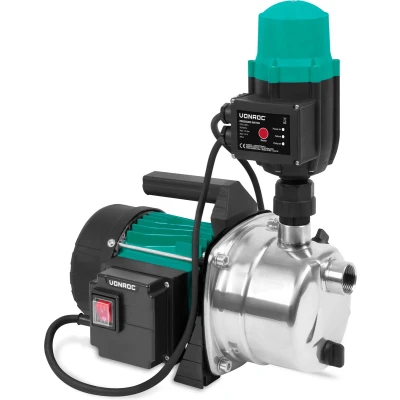 Afbeelding van VONROC Hydrofoorpomp / Automatische pomp 1000W 3500l/h Met drukschakelaar droogloopbeveiliging Voor besproeien