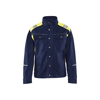 Afbeelding van Blåkläder 4095 1370 Jack Ongevoerd Visible Zwart/Geel maat 4XL