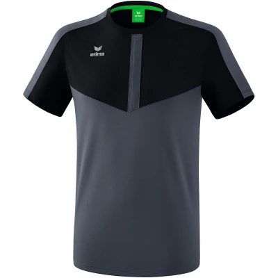 Afbeelding van Erima Squad T shirt zwart/slate grey