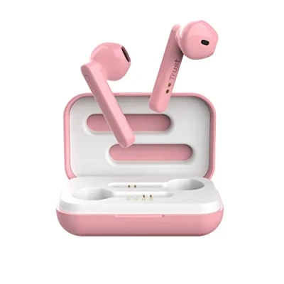 Afbeelding van Trust Primo Touch Bluetooth draadloze oortjes, roze oortjes
