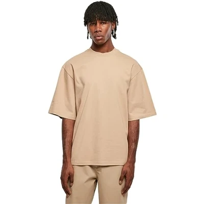 Afbeelding van Urban Classics Sleeve Tshirt basic, Heren, Maat: Large, Unionbeige