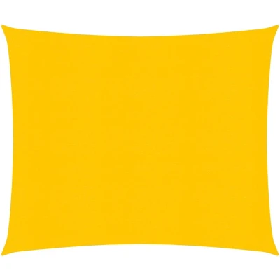 Afbeelding van VidaXL Zonnezeil 160 g/m² vierkant 5x5 m HDPE geel