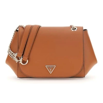Afbeelding van GUESS Schoudertas Talent Convertible Xbody Flap Bag Caramel Lichtbruin