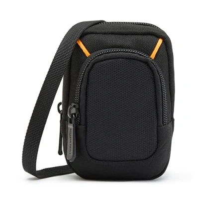 Afbeelding van Amazon Basics Hoes voor compacte camera&#039;s, middelgroot, binnenafmetingen 11 x 6 2 cm, zwart, effen kleur