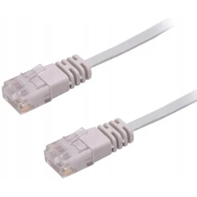 Afbeelding van ❉V UTP610 FLAT netwerkkabel 10 m Cat6 U U/UTP (UTP) grijs (10 m, 00U, (UTP), RJ 45, grijs)