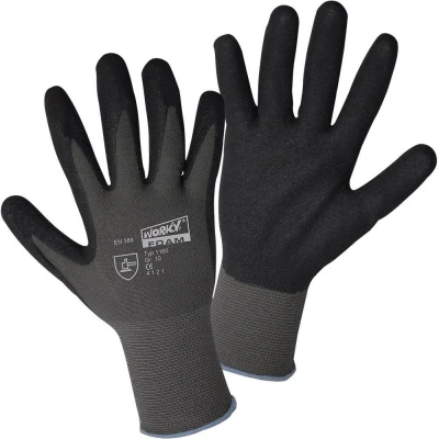 Afbeelding van L+D worky FOAM SANDY 1160 7 Nylon Werkhandschoen Maat (handschoen): 7, S Cat II 1 paar