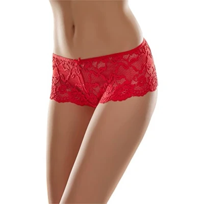 Afbeelding van Bellivalini Dames Slip Onderbroek Katoen Rood M MS GAB 144 Shorts