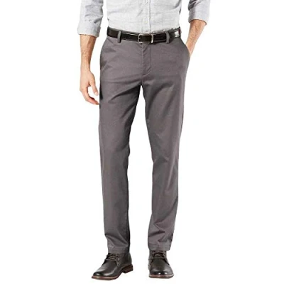 Afbeelding van Dockers Signature Kaki slim fit broek voor heren, magnet, 38W x 32L