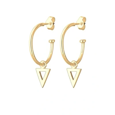 Afbeelding van Elli Oorbellen goldcolored, Dames, Maat: One Size, Gold colored