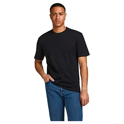 Afbeelding van Jack &amp; Jones SS O NECK NOOS Tshirt basic, Heren, Maat: XS, Black