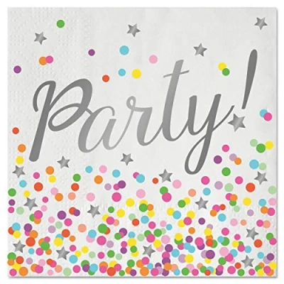 Afbeelding van Folat Folie Confetti servetten (20 stuks)