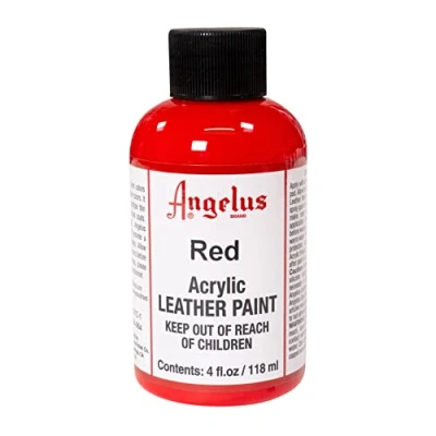 Afbeelding van Angelus leerverf rood 118ml