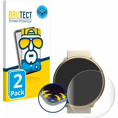 Afbeelding van BROTECT Screenprotector voor Polar Ignite 2 Folie Beschermfolie transparant volledig dekking (2 Stuks)